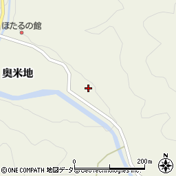 兵庫県養父市奥米地992周辺の地図