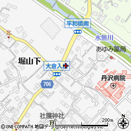 神奈川県秦野市堀山下777周辺の地図