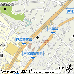 神奈川県横浜市戸塚区戸塚町3156-7周辺の地図