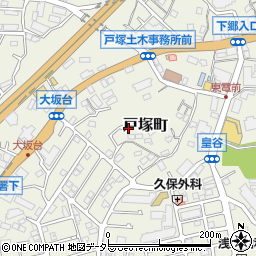 神奈川県横浜市戸塚区戸塚町3122-93周辺の地図