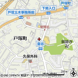 神奈川県横浜市戸塚区戸塚町2951周辺の地図