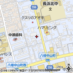長浜飯店周辺の地図