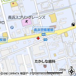 ヨコハマタイヤ滋賀販売株式会社　本社周辺の地図