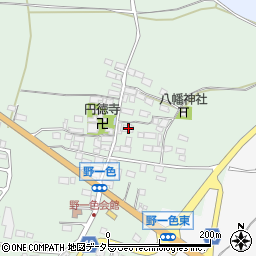 滋賀県米原市野一色301周辺の地図