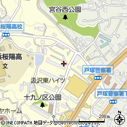 神奈川県横浜市戸塚区汲沢町1152周辺の地図