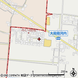 鳥取県西伯郡伯耆町大殿707-41周辺の地図