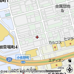 岐阜県各務原市金属団地103周辺の地図