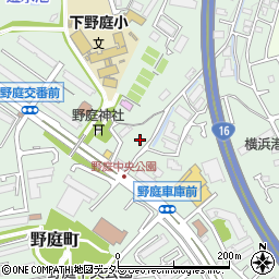 神奈川県横浜市港南区野庭町1264周辺の地図