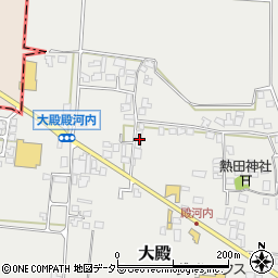 鳥取県西伯郡伯耆町大殿608周辺の地図