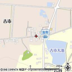 鳥取県米子市古市199周辺の地図