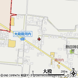 鳥取県西伯郡伯耆町大殿651-17周辺の地図