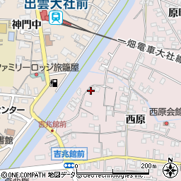 島根県出雲市大社町修理免847-1周辺の地図
