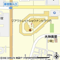 セオリー　ジアウトレット湘南平塚店周辺の地図
