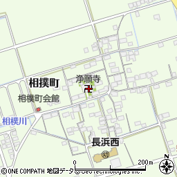 滋賀県長浜市相撲町654周辺の地図
