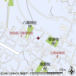 神奈川県秦野市西田原390周辺の地図