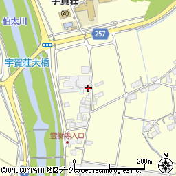 島根県安来市清井町347周辺の地図