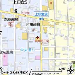 東京スター銀行ドラッグユタカ岐南上印食店 ＡＴＭ周辺の地図