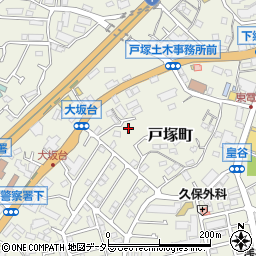 神奈川県横浜市戸塚区戸塚町3071周辺の地図