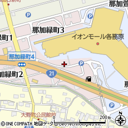 岐阜県各務原市那加緑町4丁目周辺の地図