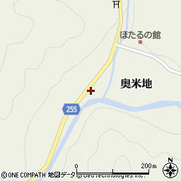 兵庫県養父市奥米地104周辺の地図