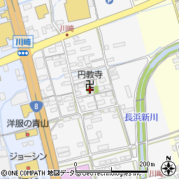 〒526-0846 滋賀県長浜市川崎町の地図