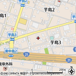岐阜　経理労務センター周辺の地図