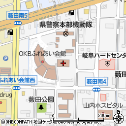 岐阜県庁　岐阜県シンクタンク庁舎周辺の地図