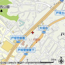 神奈川県横浜市戸塚区戸塚町3156-74周辺の地図