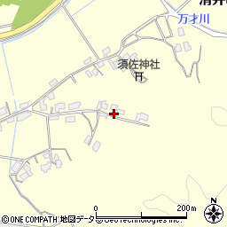 島根県安来市清井町424周辺の地図