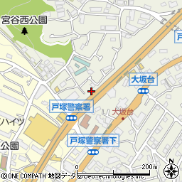 神奈川県横浜市戸塚区戸塚町3156-46周辺の地図
