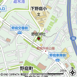 神奈川県横浜市港南区野庭町603周辺の地図