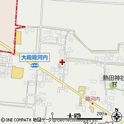 鳥取県西伯郡伯耆町大殿651-15周辺の地図