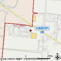 鳥取県西伯郡伯耆町大殿707-27周辺の地図