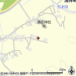 島根県安来市清井町425周辺の地図
