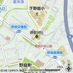 野庭神社周辺の地図