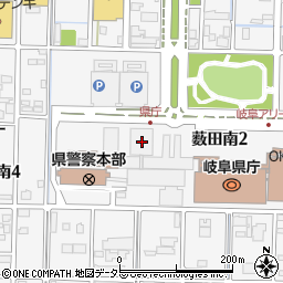 大垣共立銀行岐阜県庁 ＡＴＭ周辺の地図