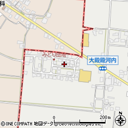 鳥取県西伯郡伯耆町大殿707-38周辺の地図