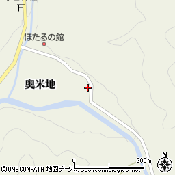 兵庫県養父市奥米地1009周辺の地図