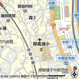 ヒルサイト屏風ヶ浦周辺の地図
