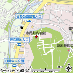 寺尾町内会館周辺の地図