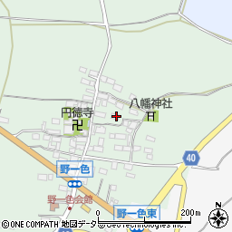 滋賀県米原市野一色288周辺の地図
