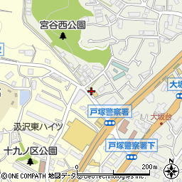 神奈川県横浜市戸塚区戸塚町3163-33周辺の地図