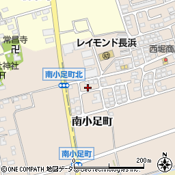 滋賀県長浜市南小足町257周辺の地図