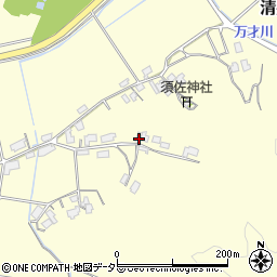 島根県安来市清井町418周辺の地図