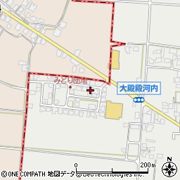 鳥取県西伯郡伯耆町大殿707-30周辺の地図