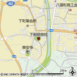 下船岡神社周辺の地図
