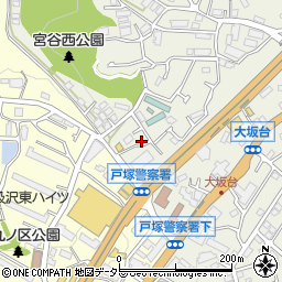 神奈川県横浜市戸塚区戸塚町3163-25周辺の地図