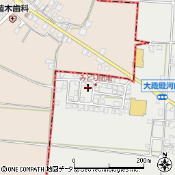 鳥取県西伯郡伯耆町大殿707-55周辺の地図