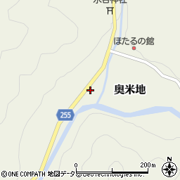 兵庫県養父市奥米地116周辺の地図