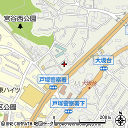 神奈川県横浜市戸塚区戸塚町3156-42周辺の地図